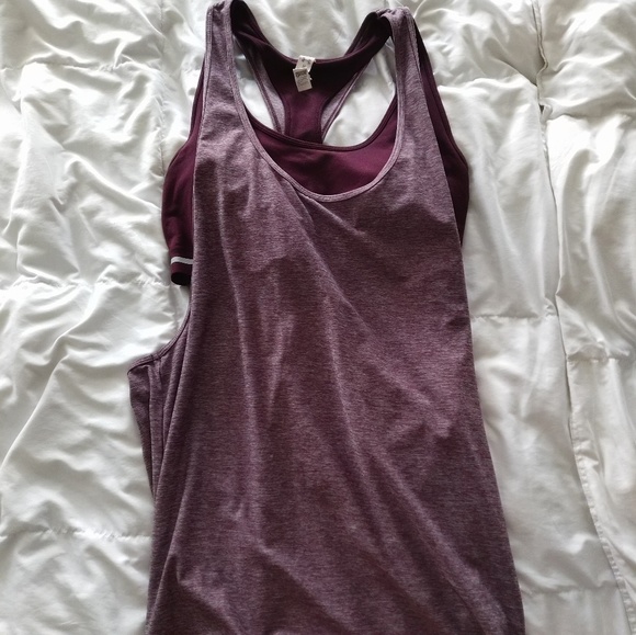 under armour tank with built in bra